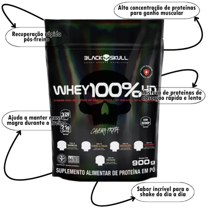 Combo 1 Hipercalórico, 1 Whey, 1 Creatina + Brinde