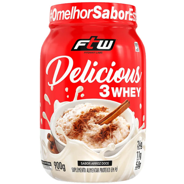 Delicious 3Whey Pote 900g - FTW