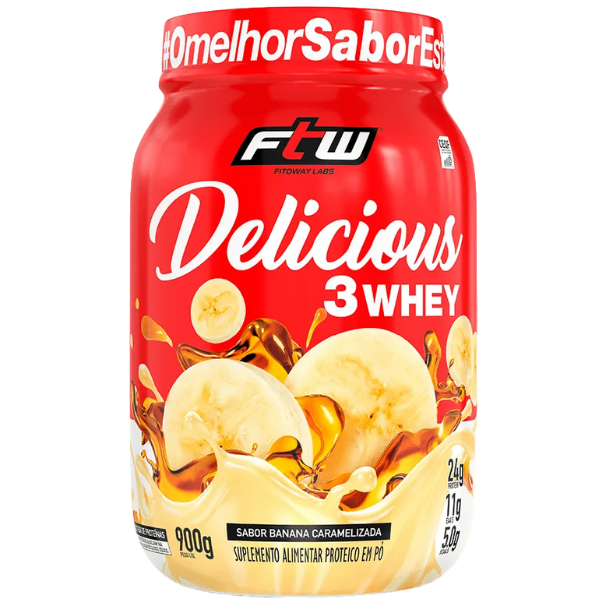 Delicious 3Whey Pote 900g - FTW