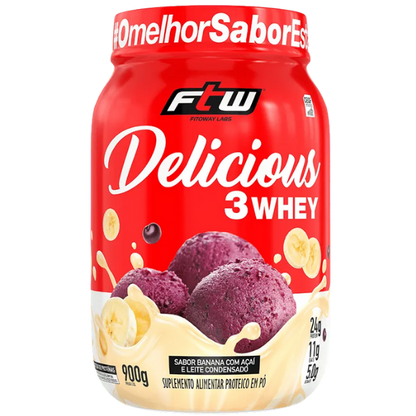 Delicious 3Whey Pote 900g - FTW