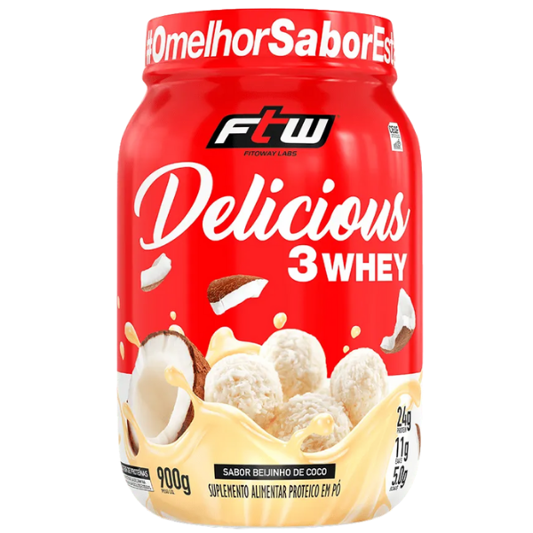 Delicious 3Whey Pote 900g - FTW