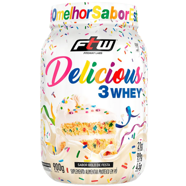 Delicious 3Whey Pote 900g - FTW