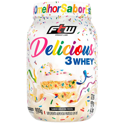 Delicious 3Whey Pote 900g - FTW