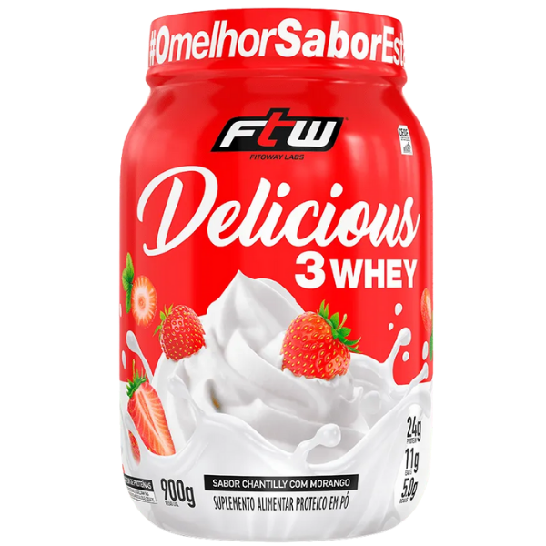 Delicious 3Whey Pote 900g - FTW