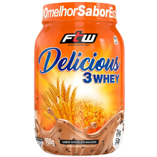 Delicious 3Whey Pote 900g - FTW