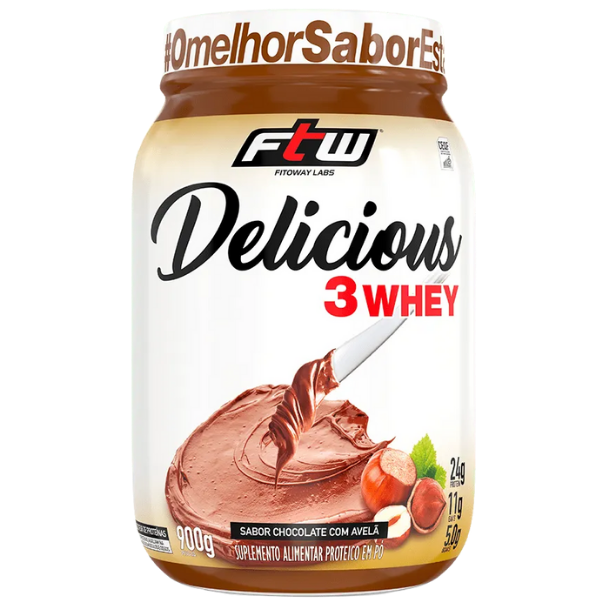 Delicious 3Whey Pote 900g - FTW