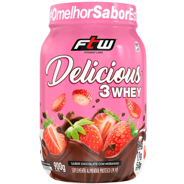 Delicious 3Whey Pote 900g - FTW