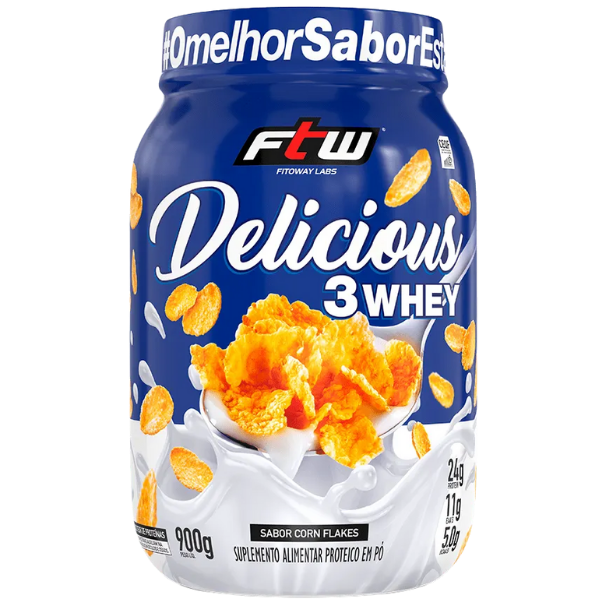 Delicious 3Whey Pote 900g - FTW