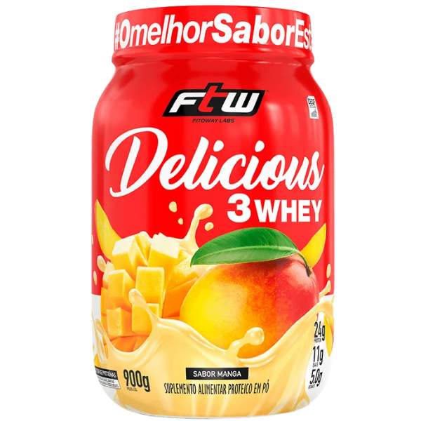 Delicious 3Whey Pote 900g - FTW