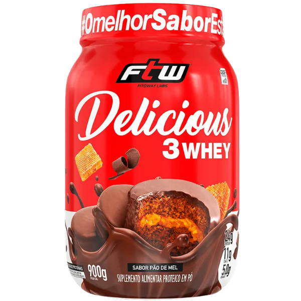 Delicious 3Whey Pote 900g - FTW