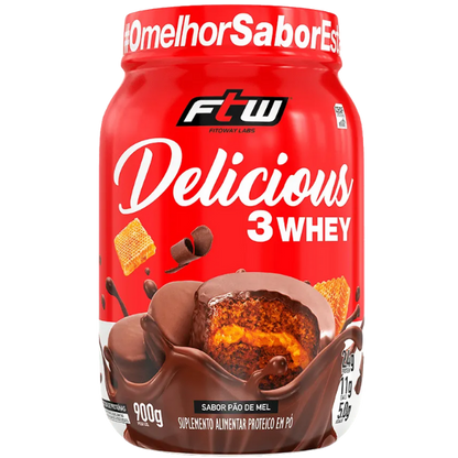 Delicious 3Whey Pote 900g - FTW