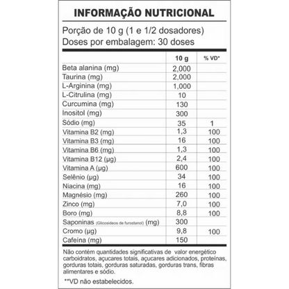 Pré-Treino TXT Pump 300g - Shark Pro