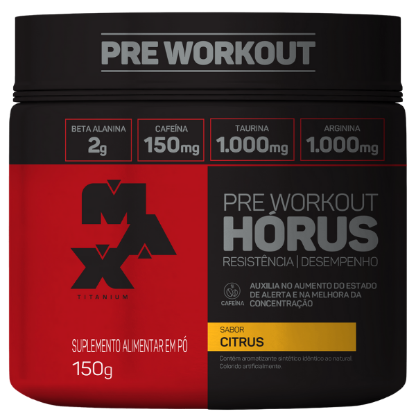Pré-Treino Horus - Max Titanium