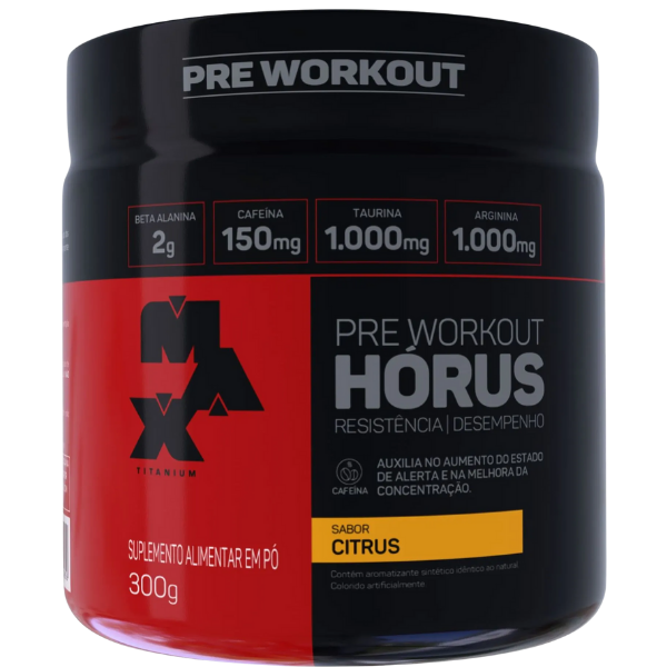 Pré-Treino Horus - Max Titanium