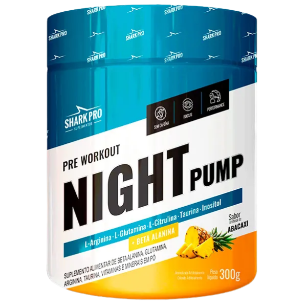 Pré-Treino Night Pump 300g - Shark Pro