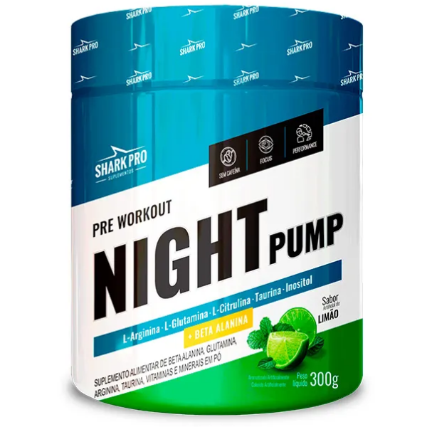 Pré-Treino Night Pump 300g - Shark Pro