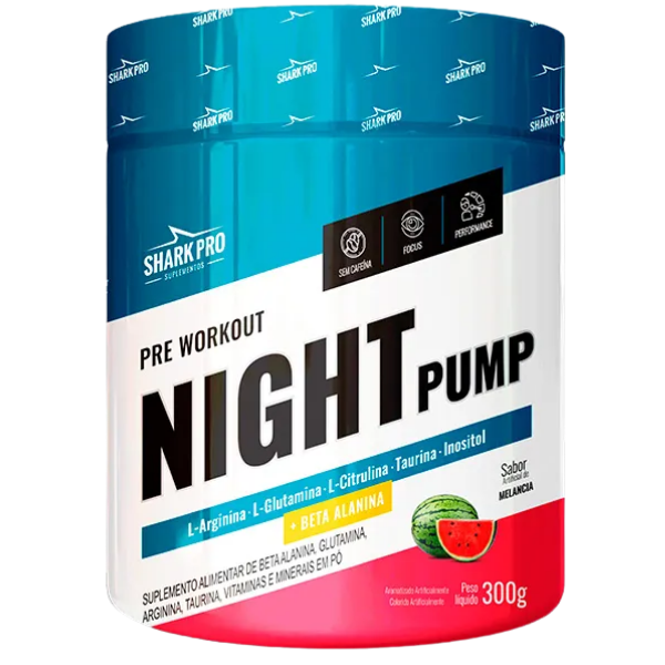 Pré-Treino Night Pump 300g - Shark Pro