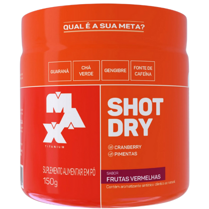 Pré-Treino Shot Dry 150g - Max Titanium
