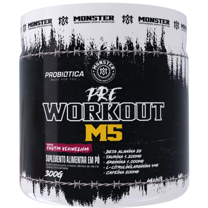 Pré Treino - Pré Work Out M5 300g - Probiótica