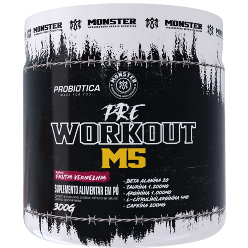 Pré Treino - Pré Work Out M5 300g - Probiótica
