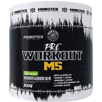 Pré Treino - Pré Work Out M5 300g - Probiótica