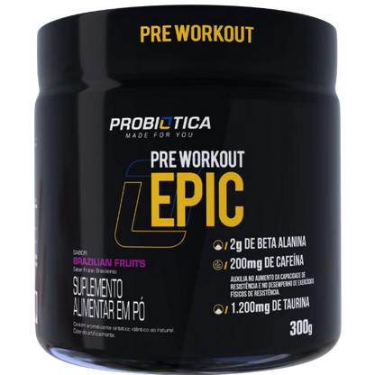 Pré-Treino Epic 300g - Probiótica