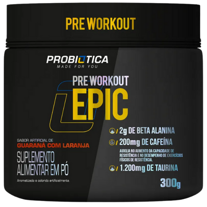 Pré-Treino Epic 300g - Probiótica