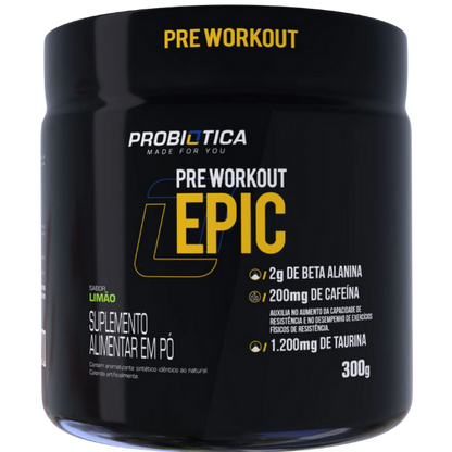 Pré-Treino Epic 300g - Probiótica