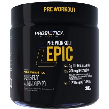 Pré-Treino Epic 300g - Probiótica