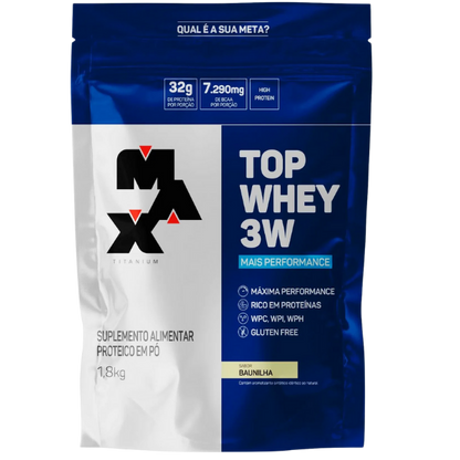Top Whey 3W + Performance - Max Titanium