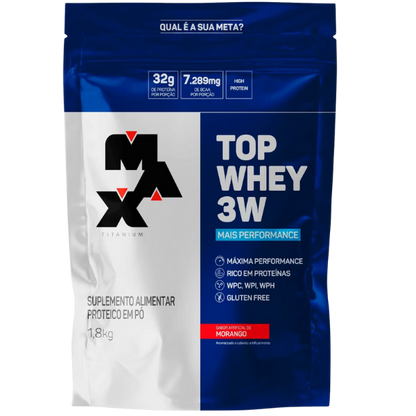 Top Whey 3W + Performance - Max Titanium