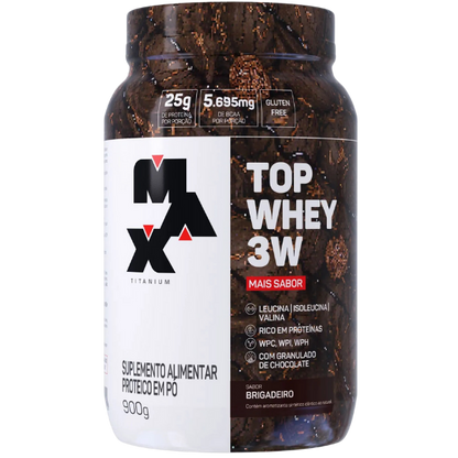 Top Whey 3W + Sabor 900G - Max Titanium