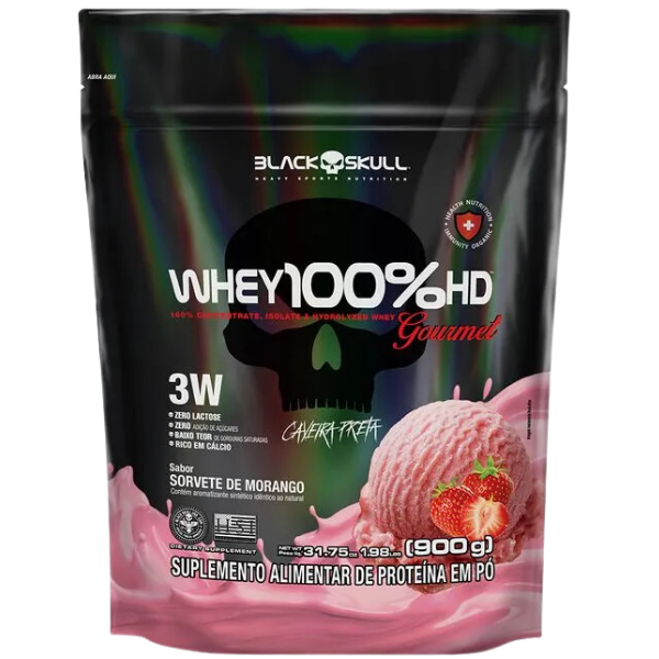 Whey 3W 100% HD Gourmet - Black Skull