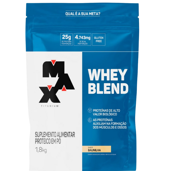Whey Blend Nova Fórmula - Max Titanium
