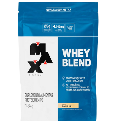 Whey Blend Nova Fórmula - Max Titanium