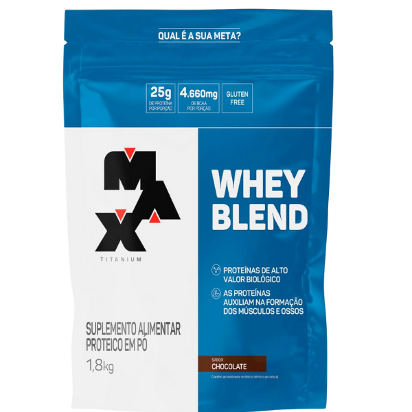 Whey Blend Nova Fórmula - Max Titanium