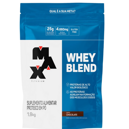 Whey Blend Nova Fórmula - Max Titanium