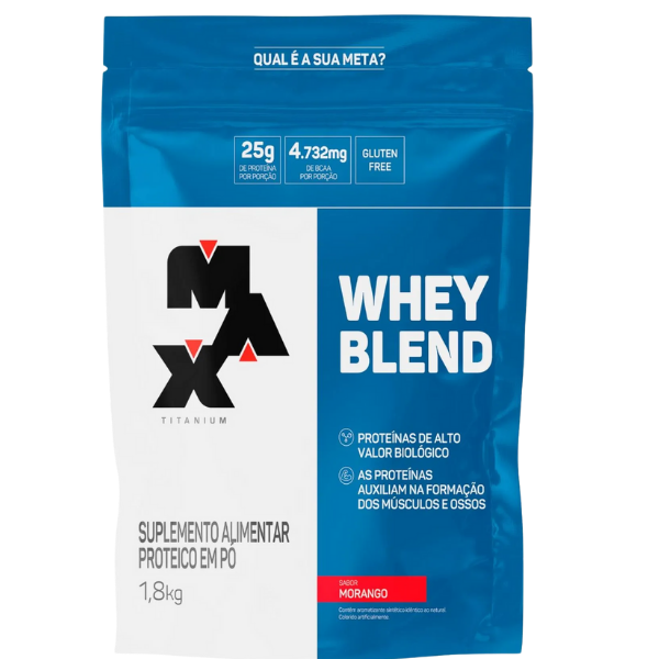Whey Blend Nova Fórmula - Max Titanium