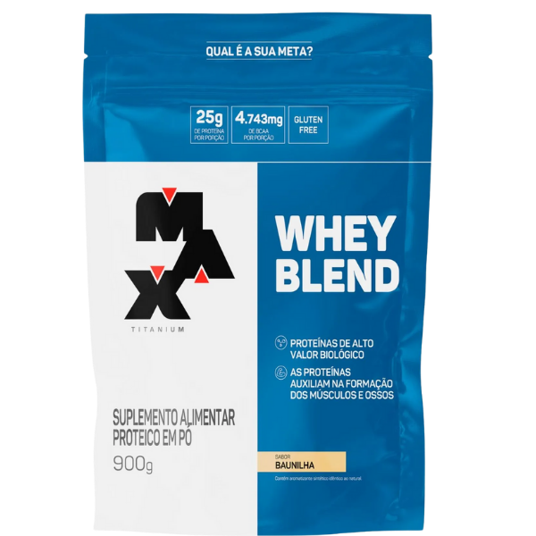 Whey Blend Nova Fórmula - Max Titanium