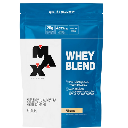 Whey Blend Nova Fórmula - Max Titanium