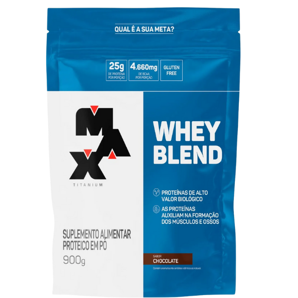 Whey Blend Nova Fórmula - Max Titanium
