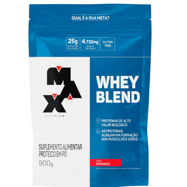Whey Blend Nova Fórmula - Max Titanium
