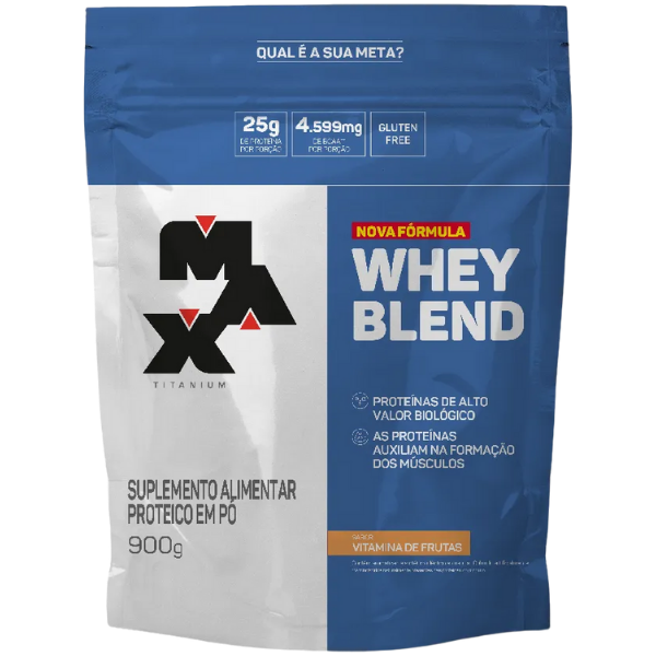 Whey Blend Nova Fórmula - Max Titanium