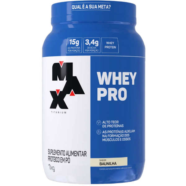 Whey Pro 1Kg - Max Titanium