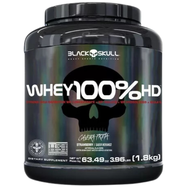 Whey 3W 100% HD - Black Skull