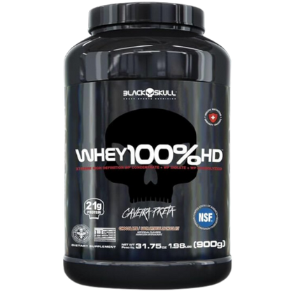 Whey 3W 100% HD - Black Skull