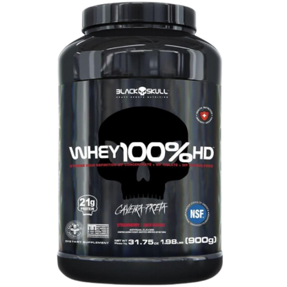 Whey 3W 100% HD - Black Skull