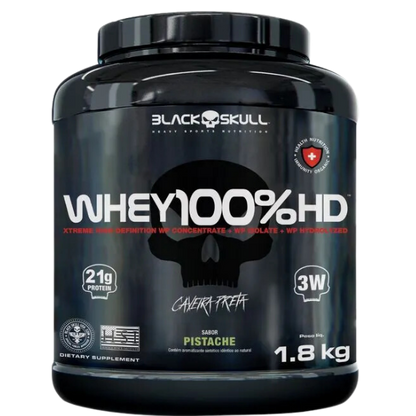 Whey 3W 100% HD - Black Skull