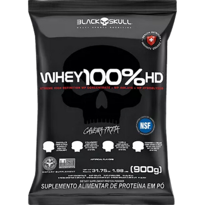 Whey 3W 100% HD - Black Skull