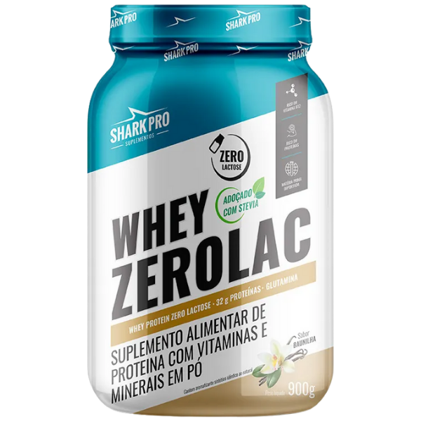 Whey Zero Lac Pote 900g - Shark Pro